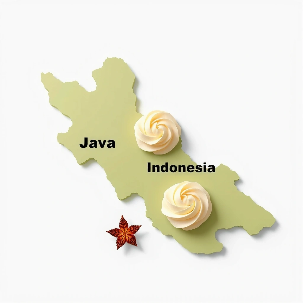 Map of Java highlighting Surabaya